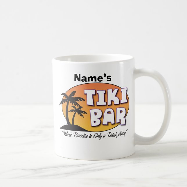 Caneca De Café Bar Mug Tiki (Direita)
