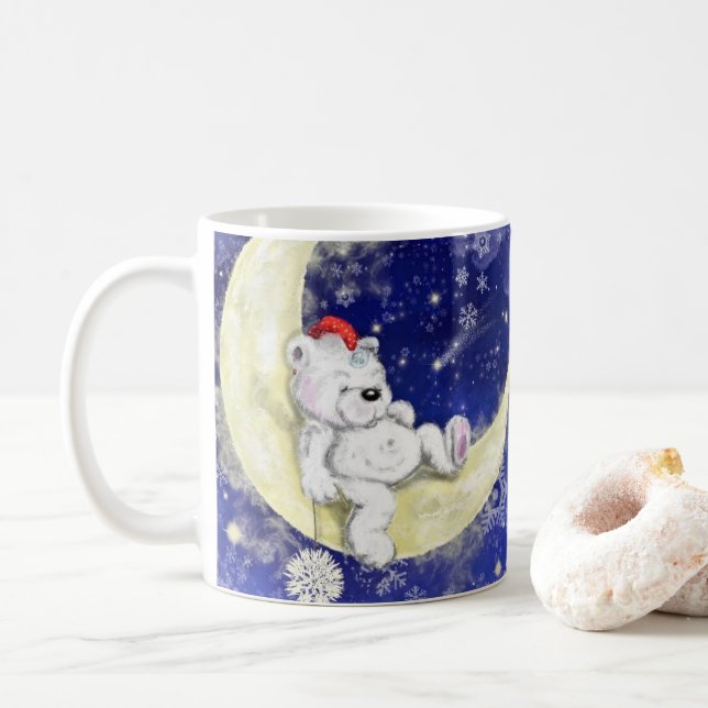 Caneca De Café Bar Pequeno Sonho Doce - Feliz Natal (Com Donut)