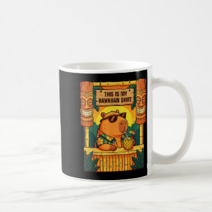 Caneca De Café Bar Tiki do Capivara Engraçado Havaiano Tropical A