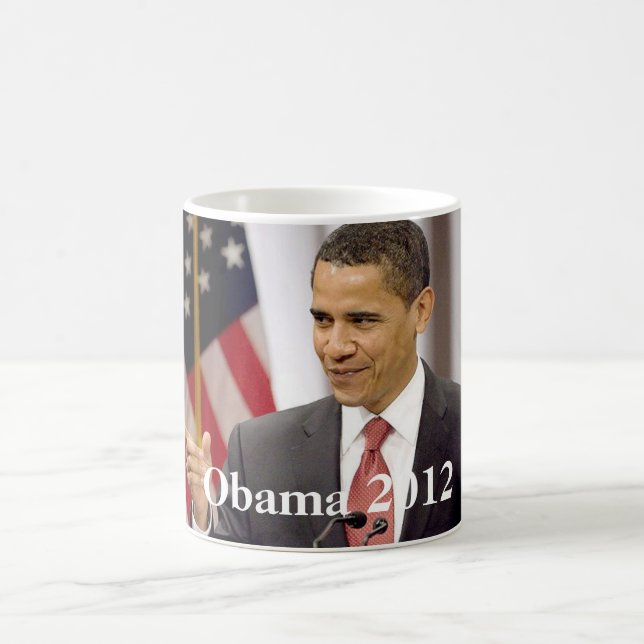Caneca De Café Barack Obama 2012 (Centro)