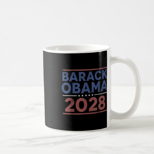 Caneca De Café Barack Obama 2028 (Direita)
