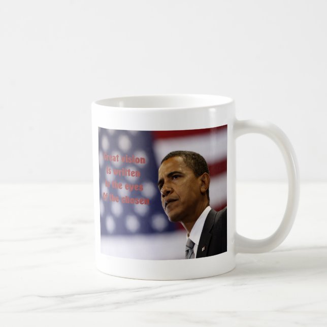 Caneca De Café Barack Obama Escolhido (Direita)