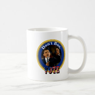 Caneca De Café Barack Obama Não Vai Votar