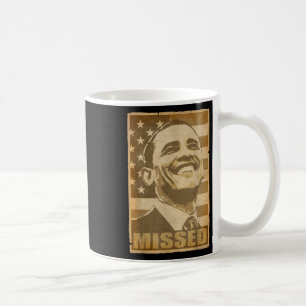 Caneca De Café Barack Obama Perdeu Poster Torn