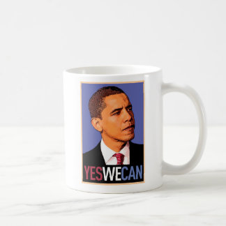 Caneca De Café Barack Obama &quot;sim que nós podemos&quot; agredir