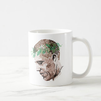 Caneca De Café Barack Obama tipográfico