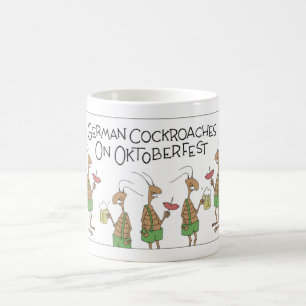 Caneca De Café Baratas Alemãs em Oktoberfest