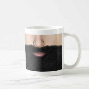 Caneca De Café Barba Boca e Nariz