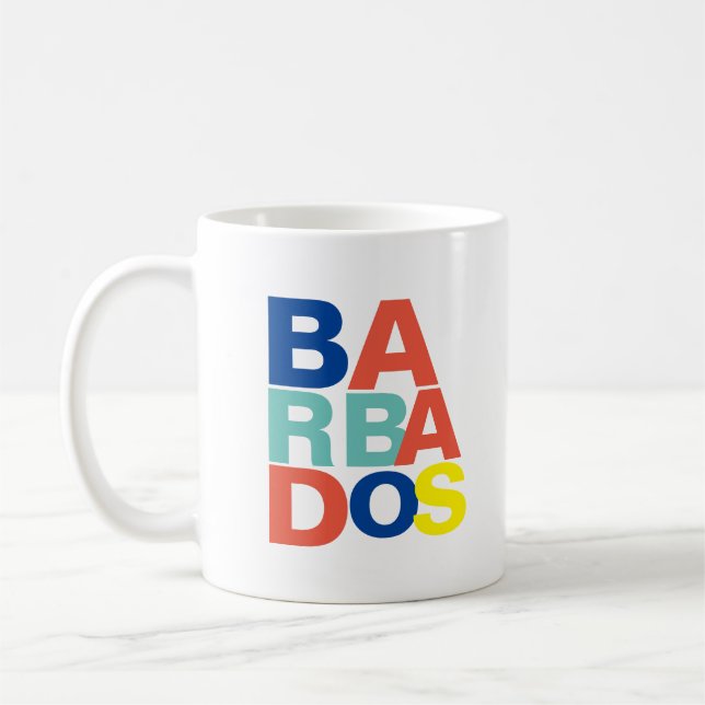Caneca De Café Barbados (Esquerda)