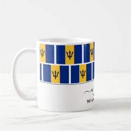 Caneca De Café BARBADOS FLAG Coffee Mug Elegante