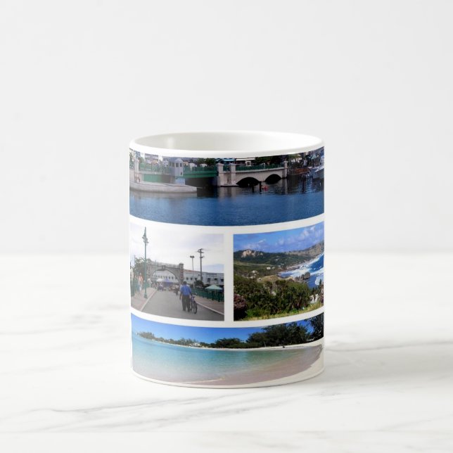 Caneca De Café Barbados - Mosaico - (Centro)