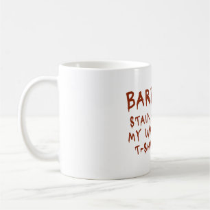 Caneca De Café Barbecue Stain no meu branco 