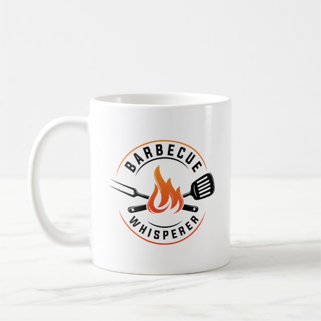 Caneca De Café Barbecue Whisperer (Esquerda)