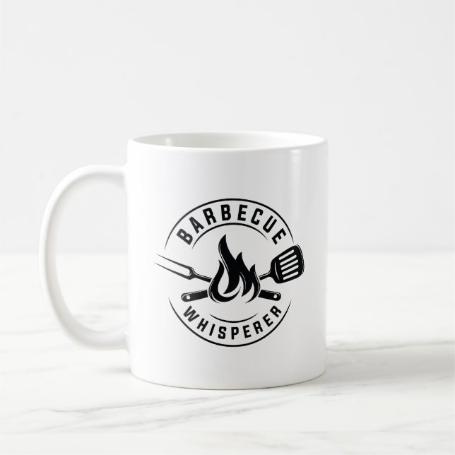 Caneca De Café Barbecue Whisperer (Esquerda)