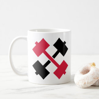 Caneca De Café Barbells cruzados