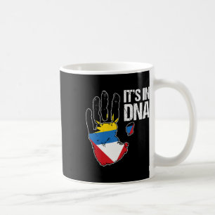 Caneca De Café Barbuda Antígua Está no meu Dna Barbudan Antiguan