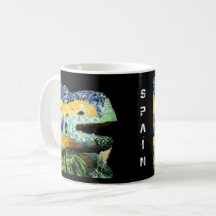 Caneca De Café Barcelona, Gaudi - lagarto, espanha