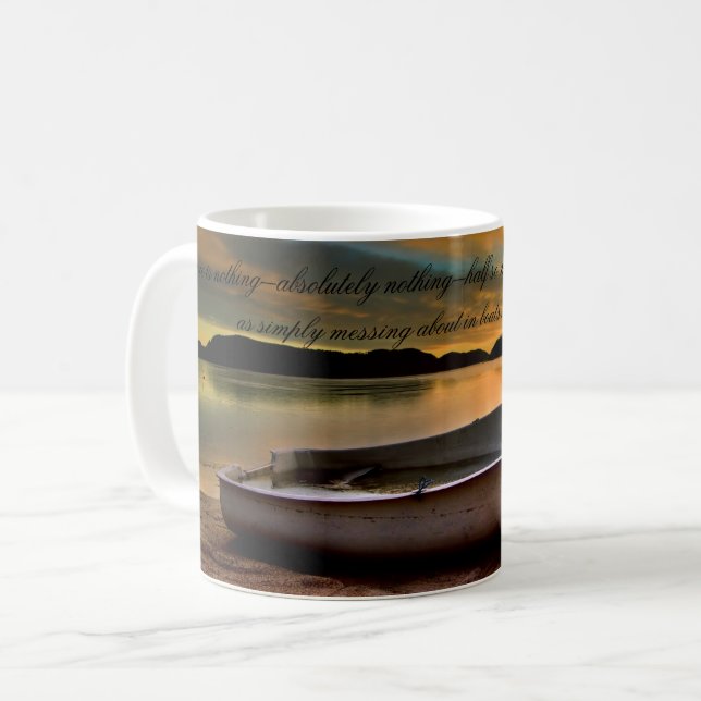 Caneca De Café Barco (Frente Esquerda)