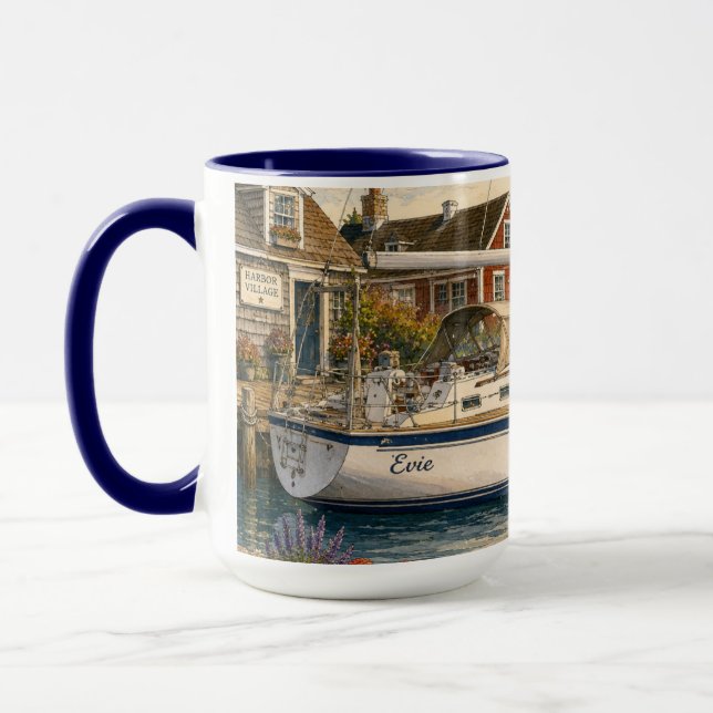 Caneca de Café Barco à Vela 15oz. (Esquerda)