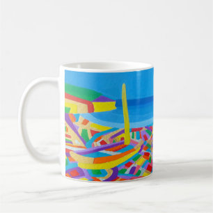 Caneca De Café Barco à vela pelo mar