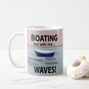 Caneca De Café Barco Barqueação Vela