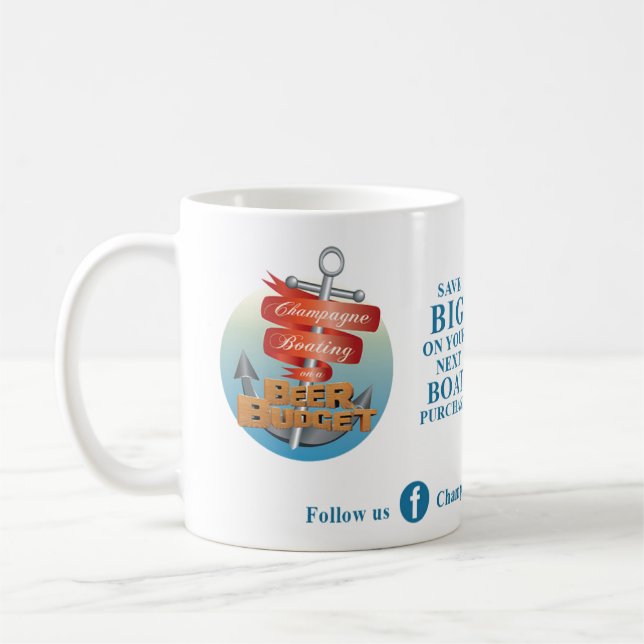 Caneca De Café Barco de champanhe em uma Taça de Café do Orçament (Esquerda)