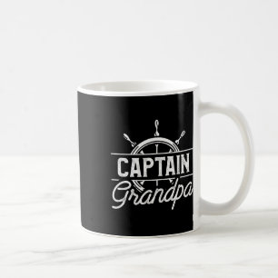 Caneca De Café Barco Engraçado Do Capitão Avô, Citação De Navegaç