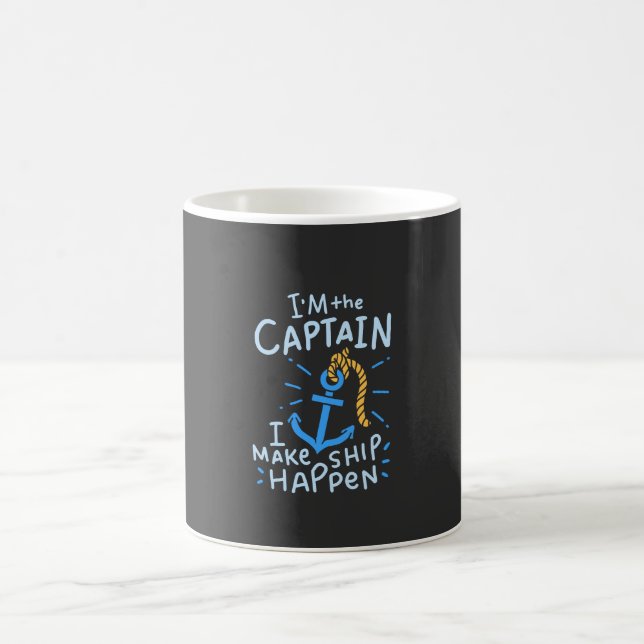 Caneca De Café Barco - Eu sou o Capitão (Centro)