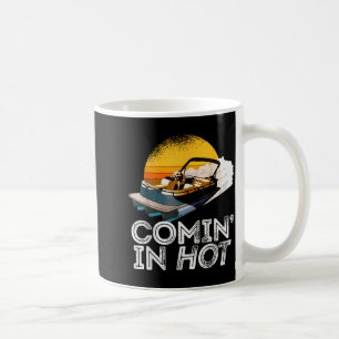 Caneca De Café Barco Pontão Chegando Quente Diversão no Lago para