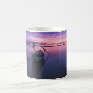 Caneca De Café Barco Sunset Mug