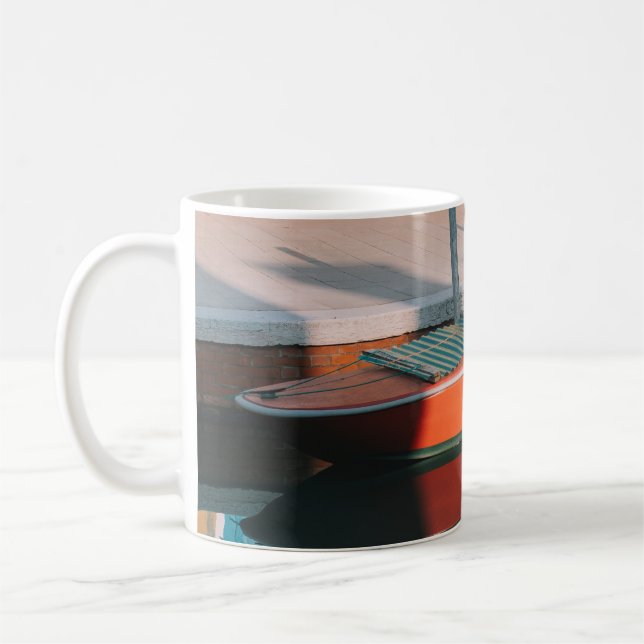 CANECA DE CAFÉ BARCO VERDE E VERDE ENCAIXADO EM PALCO (Esquerda)