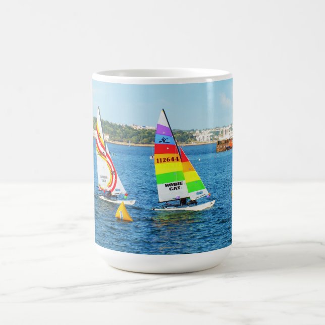 Caneca De Café Barcos à vela Hobie em Jersey (Centro)