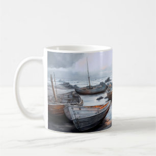 Caneca De Café Barcos ao largo