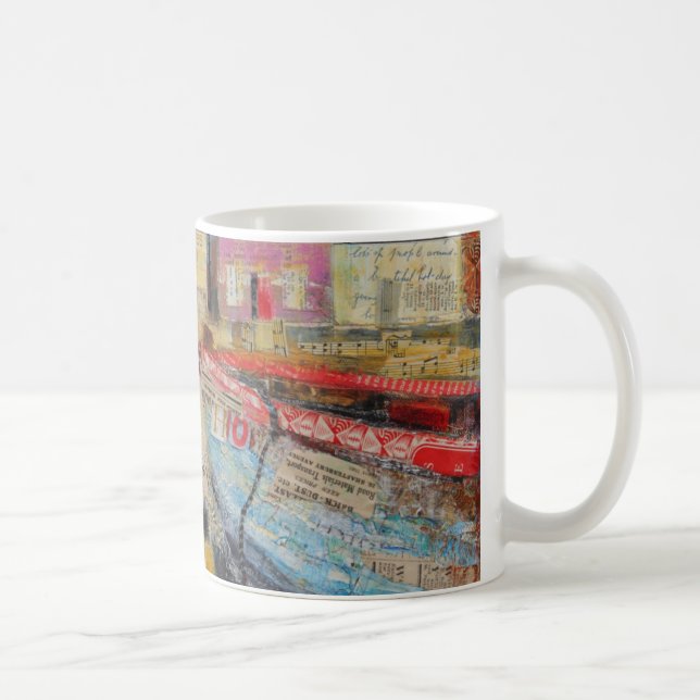Caneca De Café Barcos de pesca velhos 2013 (Direita)