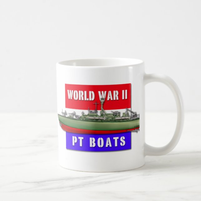 Caneca De Café Barcos de pinta da segunda guerra mundial (Direita)