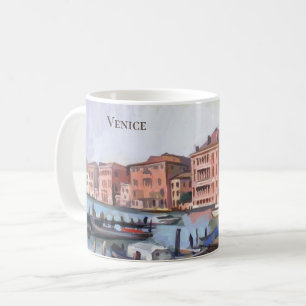 Caneca De Café Barcos no Grande Canal - Veneza, Itália Café Mug