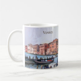 Caneca De Café Barcos no Grande Canal - Veneza, Itália Café Mug