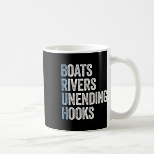 Caneca De Café Barcos Rios Sem Fim Gancho Presente Engraçado de P