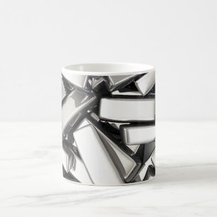 Caneca De Café Bares vazios Prata