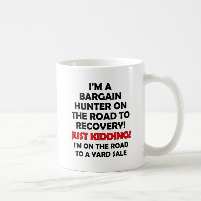 Caneca De Café Bargain Hunter Funny Mug (Direita)