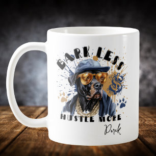 Caneca De Café Bark Less Hustle More