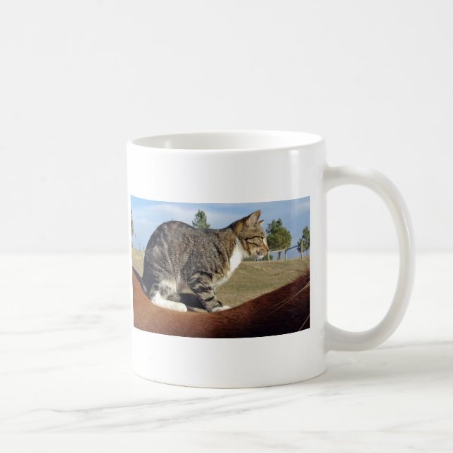 Caneca De Café Barn Cat no Flashy (Direita)