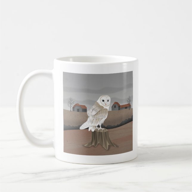Caneca De Café Barn Owl (Esquerda)