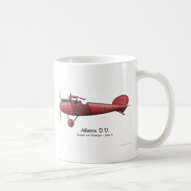 Caneca De Café Baron vermelho aka Manfred von Richthofen e seu (Direita)