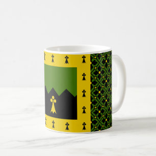 Caneca De Café Barônia de Crachá da População Montanha de Granite