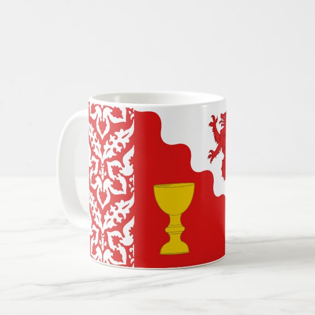 Caneca De Café Barônia de Crachá das Águas Ascensões (Frente Esquerda)