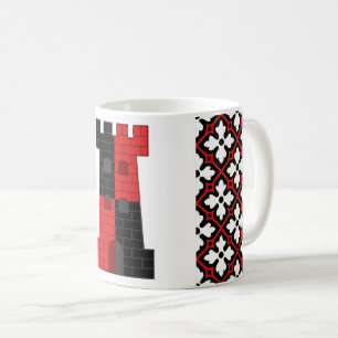 Caneca De Café Baronia do Crachá da População Torre Solitário