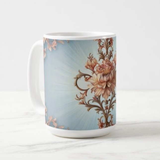 Caneca De Café Baroque Rose Mug (Criador carregado)
