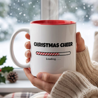Caneca De Café Barra de Carregamento de Cana de Natal Engraçada
