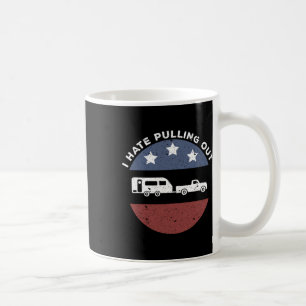 Caneca De Café Barraca engraçada RV Odeio tirar